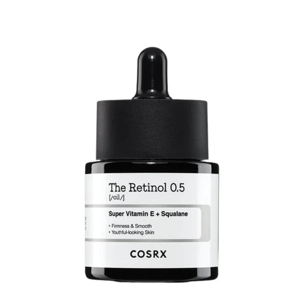 COSRX The Retinol 0.5 Oil – Super Vitamin E + Squalane (20 ml)